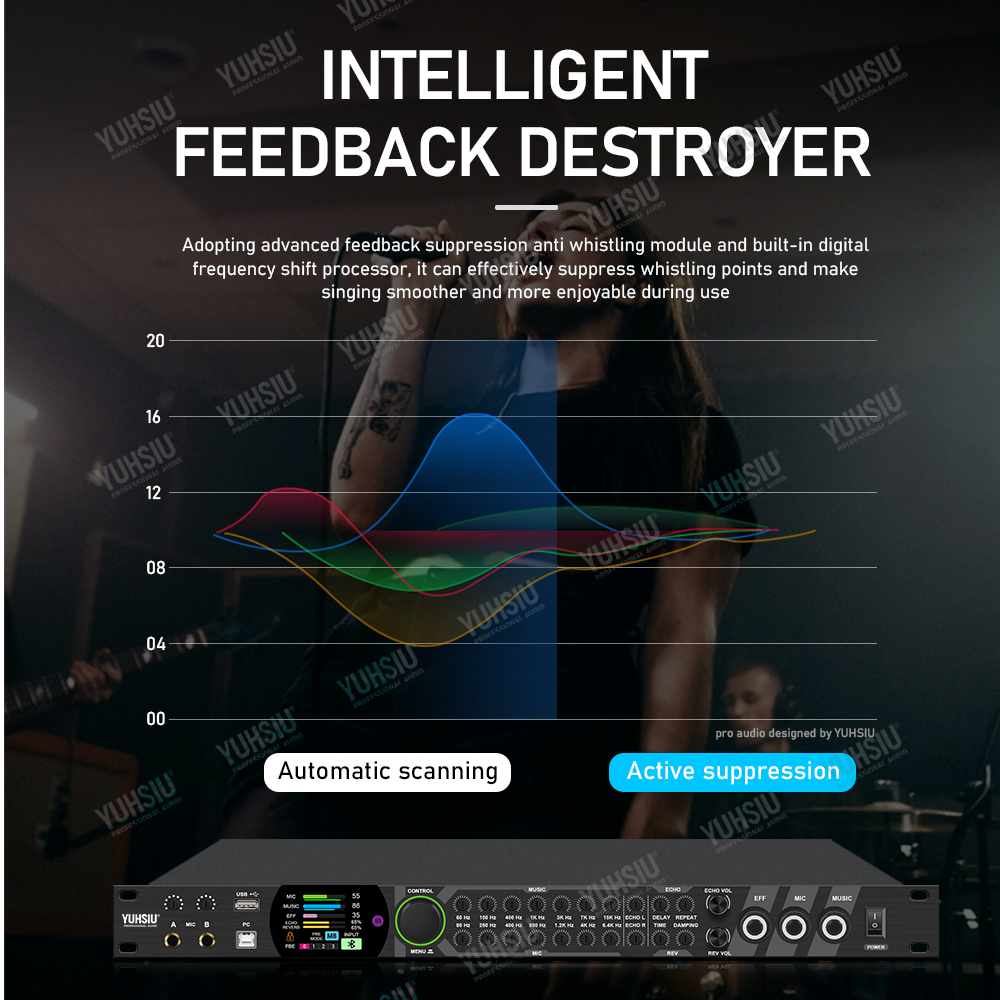 Prosesor Efek Digital Karaoke  - Audio Music Dj ulasan dan harga
