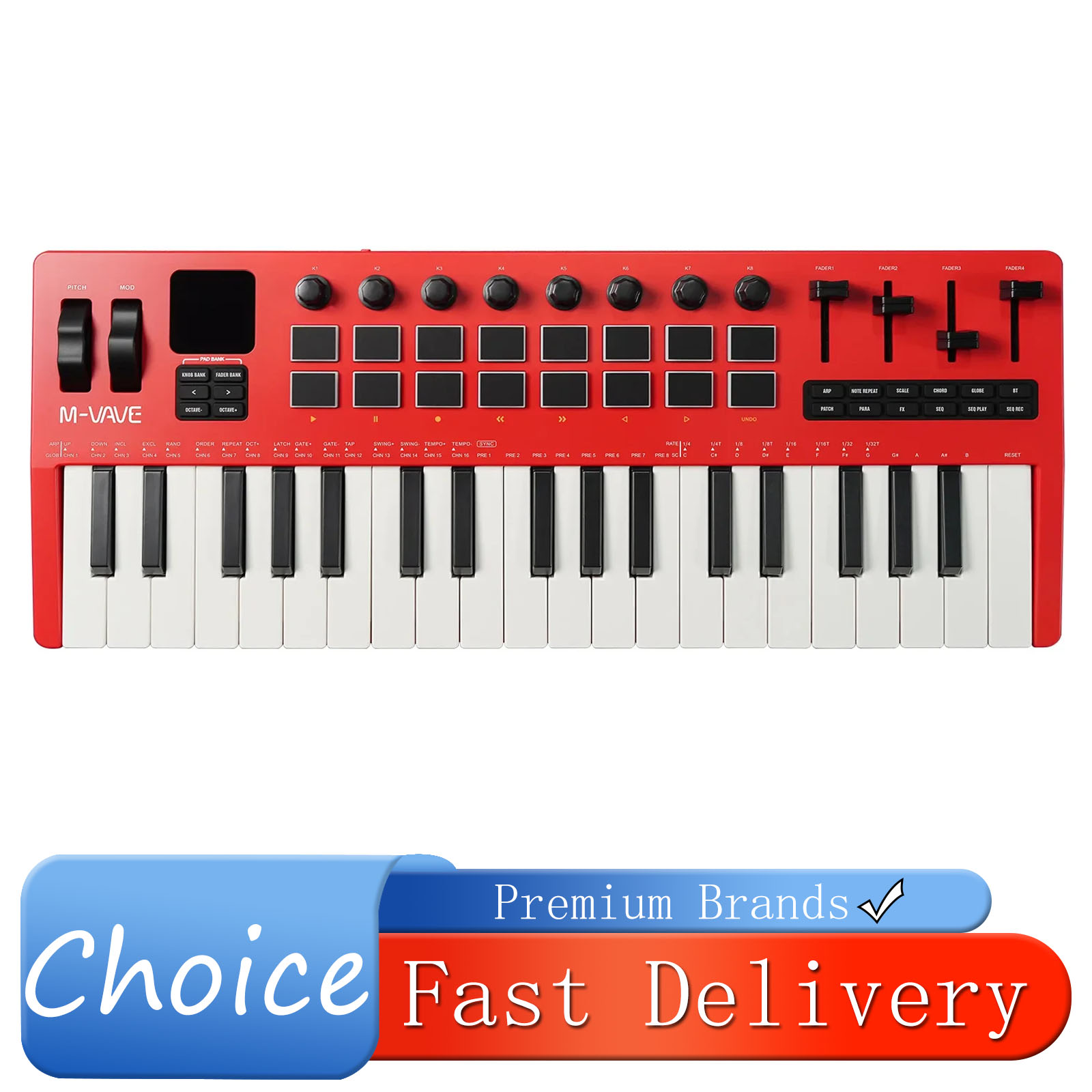 M-VAVE SMK-37 Pro, Kontroler M - Midi Controller Pad ulasan dan harga