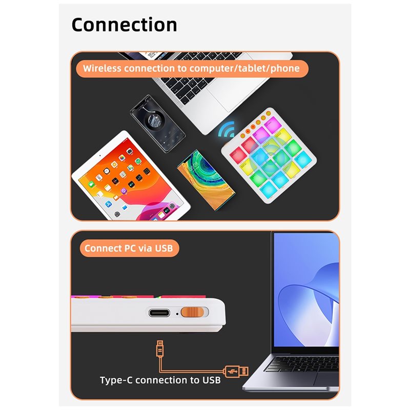 NEWABKG, Pengontrol MIDI Porta - Midi Controller Pad ulasan dan harga